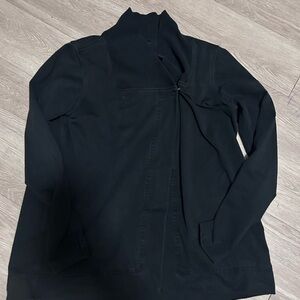 lululemon athletica Black Asymmetrical Zip Jacket